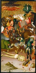 Cuatro escenas del martirio de San Jorge ...