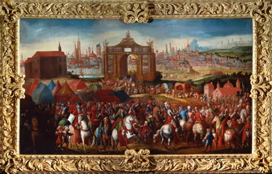 Fiestas Triunfales (oil on canvas)