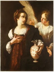 Agar y el ángel, poco después de 1630 (óleo sobre lienzo)