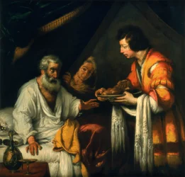 Isaac bendice a Jacob, principios del siglo XVII