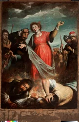Martirio de Santa Lucía (óleo sobre lienzo)