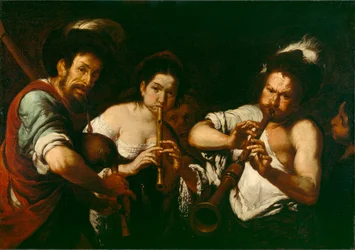 Músicos Callejeros, c.1630