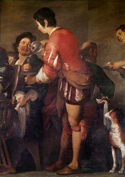 La comida en la casa de Simón el Fariseo (detalle)