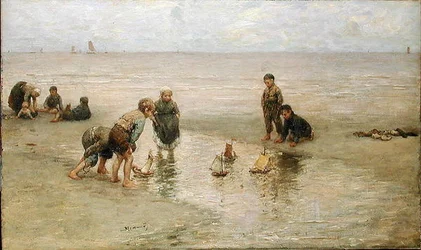 La regata (óleo sobre lienzo)