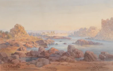 Alemán: Nil Cataracte, frontera de Nubia