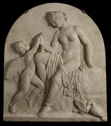 Cupido, picado por una abeja