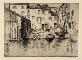 Tienda de barcos, Venecia