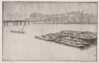 Lluvia en el Támesis