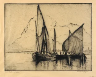 Barcos de pesca en Venecia