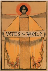 Voto para las mujeres - Boye, Bertha Margaret (1883-1930) - 1911-1913 - Litografía en color - Colección privada