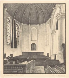 De Waalsche Kerk en Delft (título original del objeto)