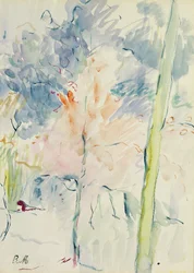 Árbol rojo en un bosque, 1893