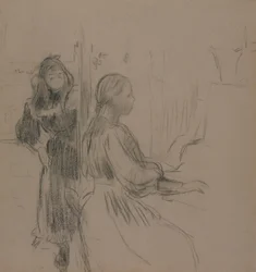 Estudio para La música, 1893