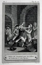 El asesinato del emperador de Rusia Pedro III Fyodorovich el 17 de julio de 1762, siglo XVIII