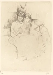 La lección de dibujo, 1888-1890