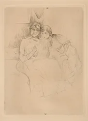 La lección de dibujo: Berthe Morisot y su hija