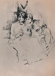 La lección de dibujo, c. 1888-1890, 1946