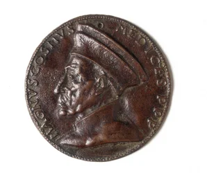 Medalla que representa a Cosimo el Grande: anverso