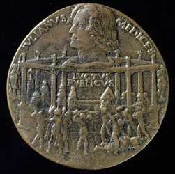 Medalla con la cabeza de Giuliano De