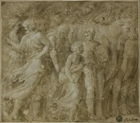 Procesión de figuras y bueyes