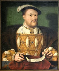 Rey Enrique VIII (óleo sobre lienzo)