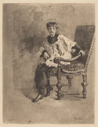 Acólito sentado, c. 1872