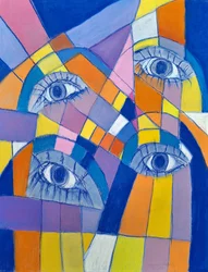 Gasa, 2024 (pastel sobre cartulina)