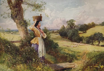 La lechera, 1860, c1915