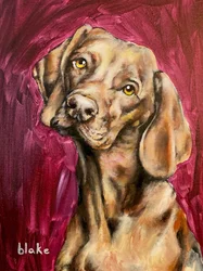 Dogs Rule, c.2021 (Acrílico sobre lienzo)