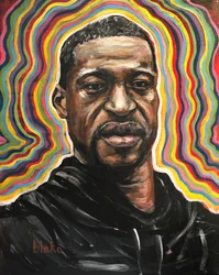 George Floyd, c.2020 (Acrílico sobre lienzo)