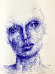 Love On The Rocks, c.2021 (Pluma sobre papel)