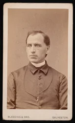 Retrato del Rev. Joseph Celestine Carrier 1833-1904, antes de 1876