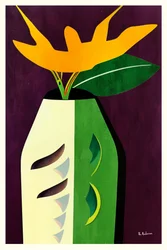 Naturaleza muerta floral moderna