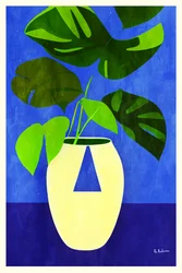 Monstera Blue Botanical
