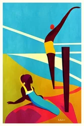 Un verano lleno de colorido en la piscina