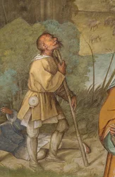 Nave central, Primer tramo norte, Anuncio a Gioacchino, Boccaccio Boccaccino 1514-15 (detalle)