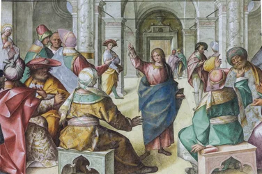 Jesús entre los escribas