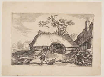 Lámina 6, de Paisajes con granjas