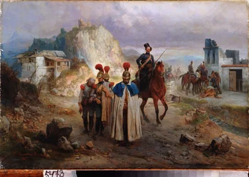 Los hombres franceses cautivos en 1814)