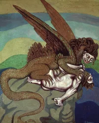 Un vampiro con forma de lagarto