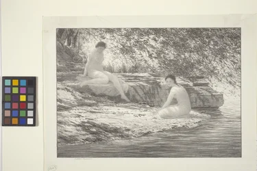 Lake Ladies (tinta sobre papel)