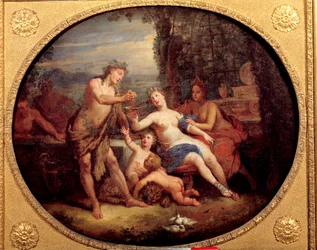 Representación de las deidades Baco, Venus y Ceres