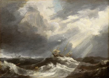 Luz del sol en un mar tempestuoso, c. 1640 (pintura)