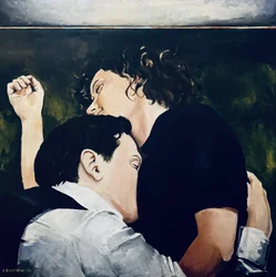 Un abrazo íntimo de pareja