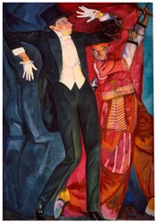 Retrato del productor teatral Vsevolod Meyerhold, 1916