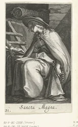 Santa Magna como Hermitess Sancta Magna (título sobre el objeto) Hermitesses (título de la serie) Sacra Eremus Ascetriarum (título de la serie)