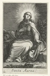 Santa Marina de Alejandría como hermita Sancta Marina (título sobre objeto) Hermitesses (título de la serie) Sacra Eremus Ascetriarum (título de la serie)