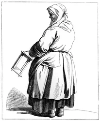 Un vendedor ambulante, 1737-1742