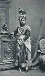 Raja de Rutlam, Agencia Central de India, 1902