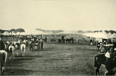 El campamento del virrey en la Asamblea Imperial, enero de 1877, 1901